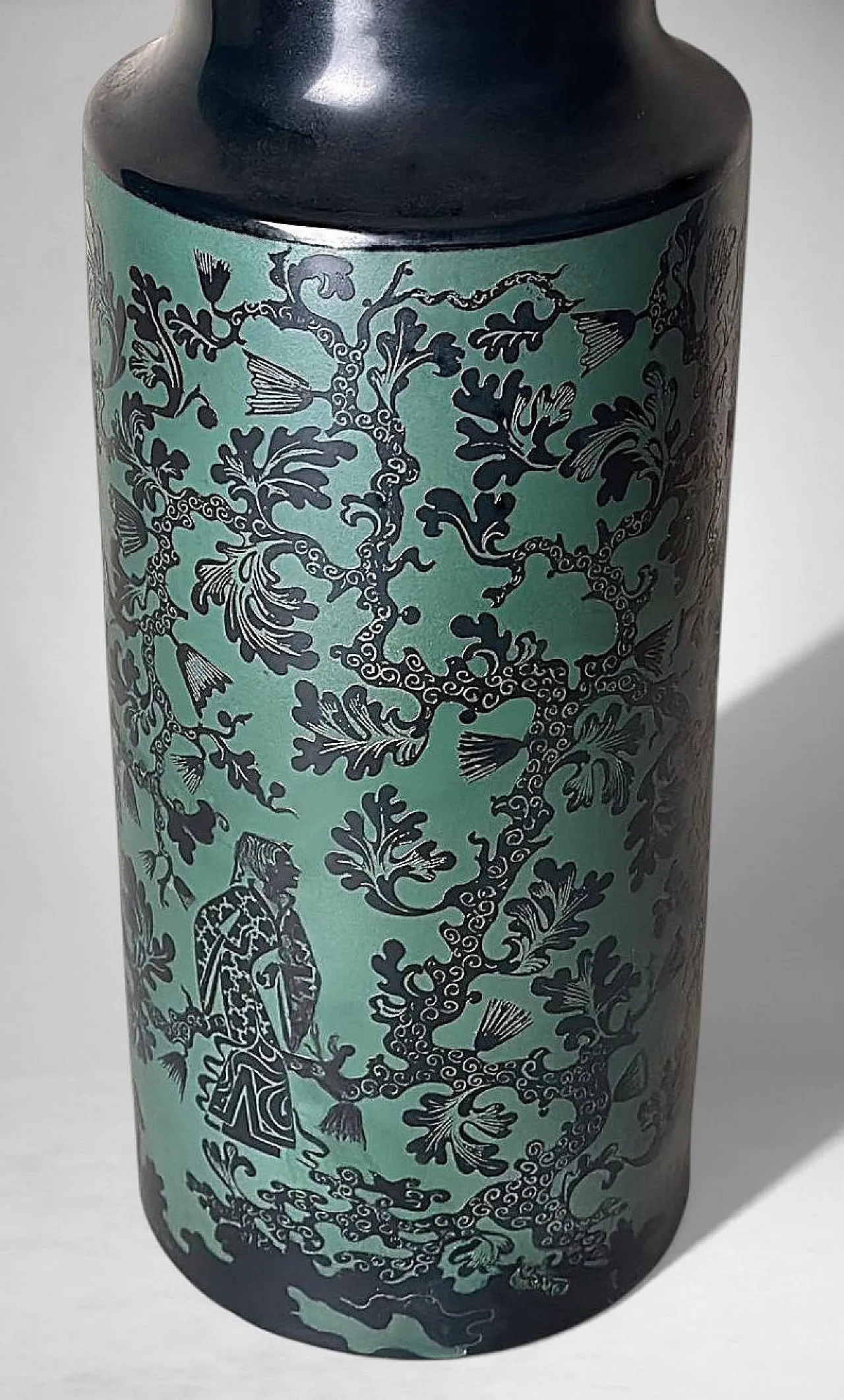 Mid-Century Modern ceramic vase by Arrigo Finzi, 20th century 6