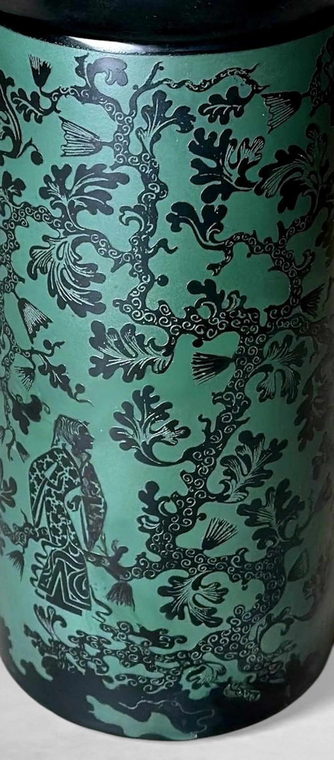 Mid-Century Modern ceramic vase by Arrigo Finzi, 20th century 8