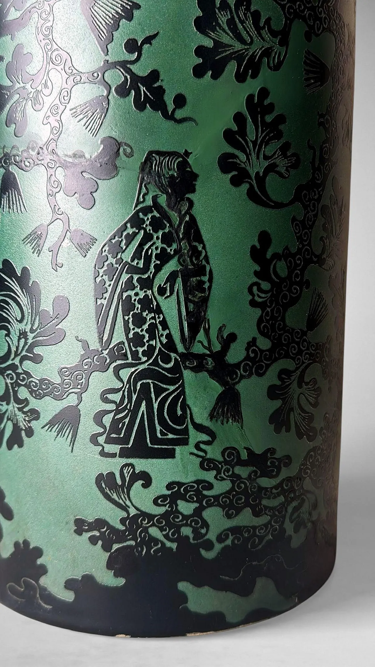 Mid-Century Modern ceramic vase by Arrigo Finzi, 20th century 9