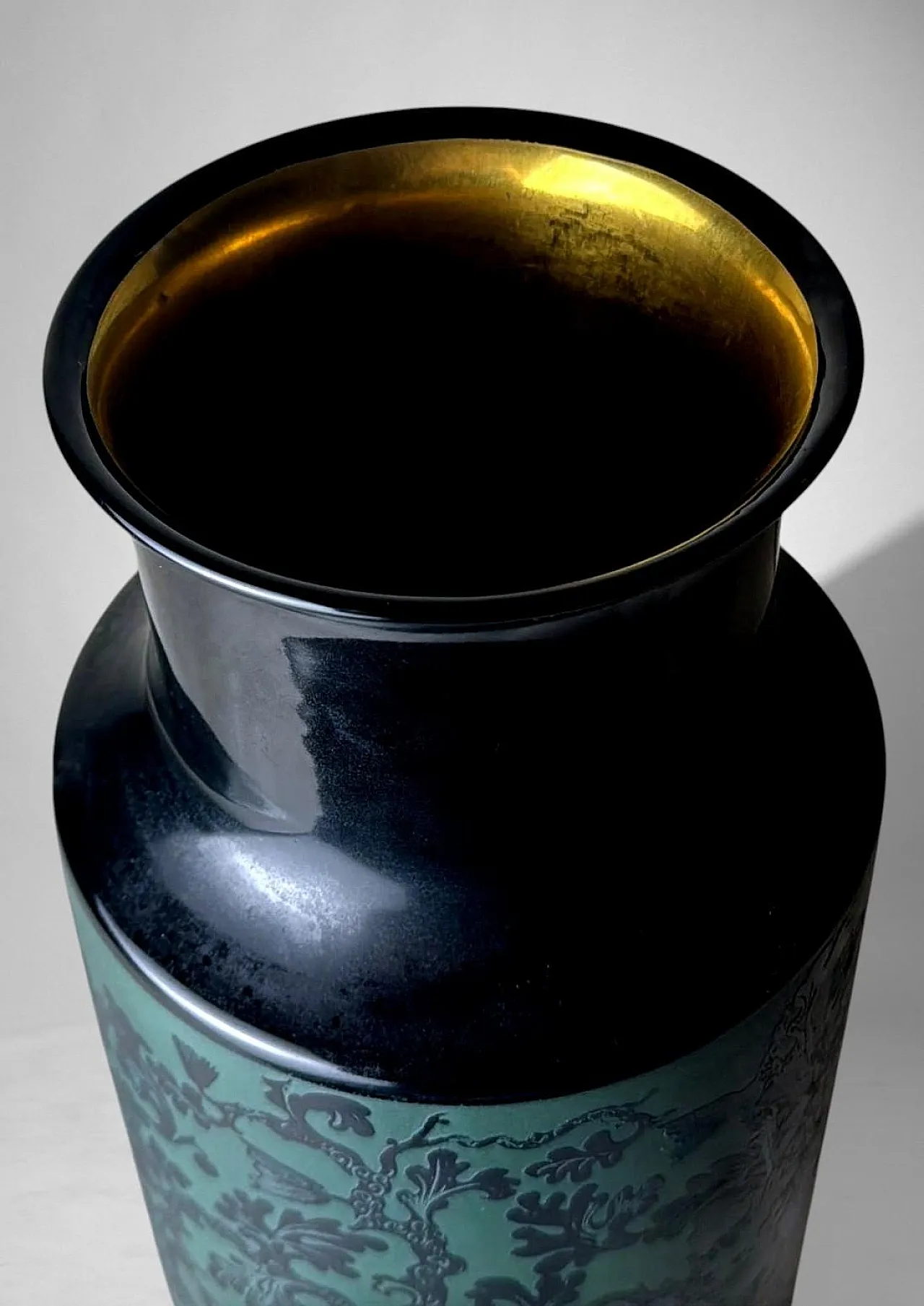 Mid-Century Modern ceramic vase by Arrigo Finzi, 20th century 12