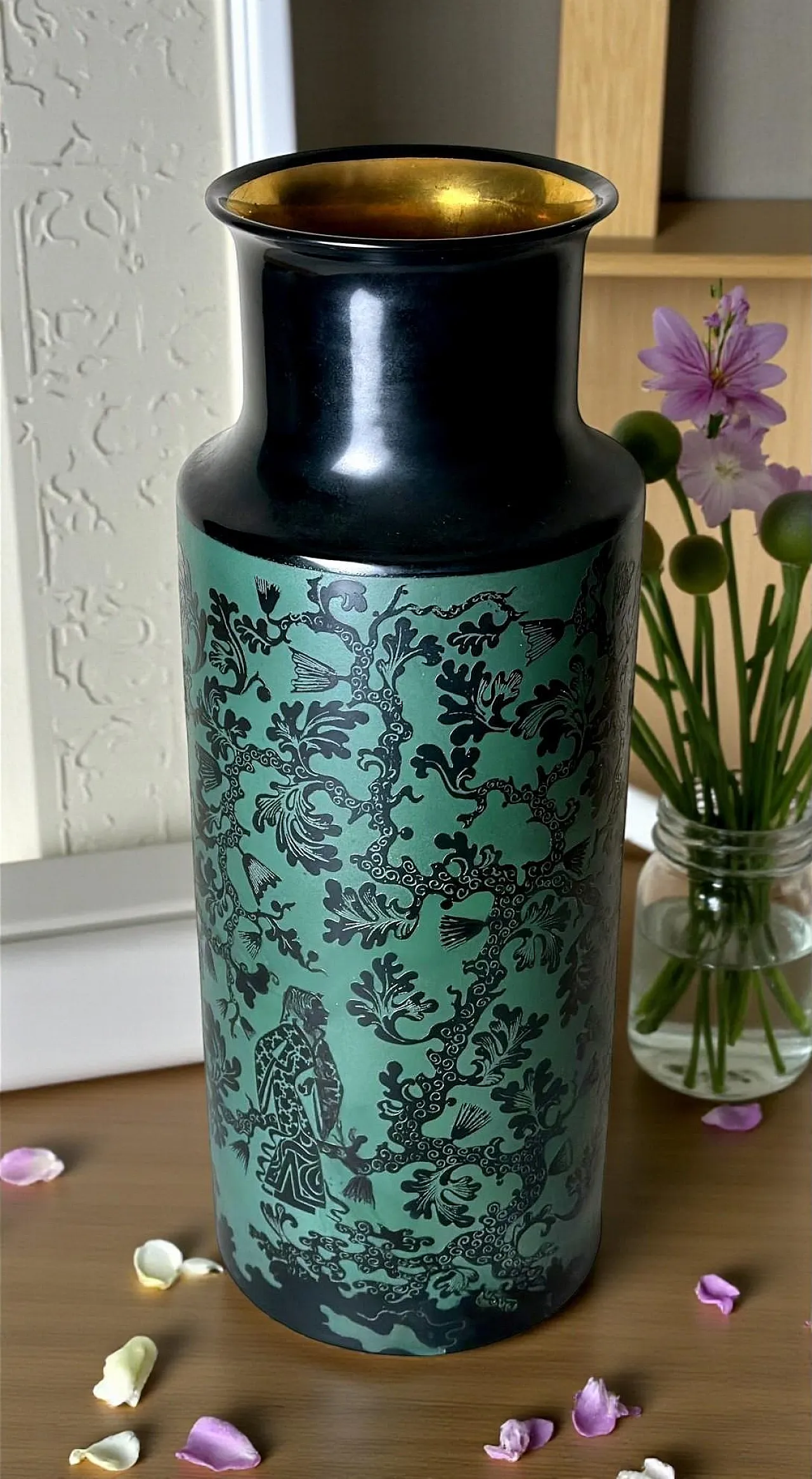 Mid-Century Modern ceramic vase by Arrigo Finzi, 20th century 18