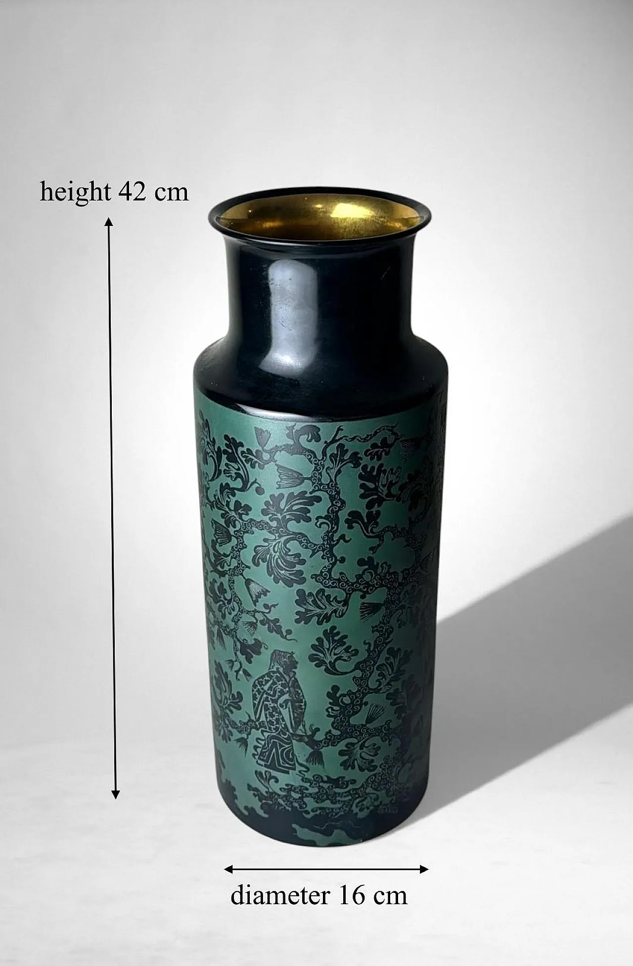 Mid-Century Modern ceramic vase by Arrigo Finzi, 20th century 19