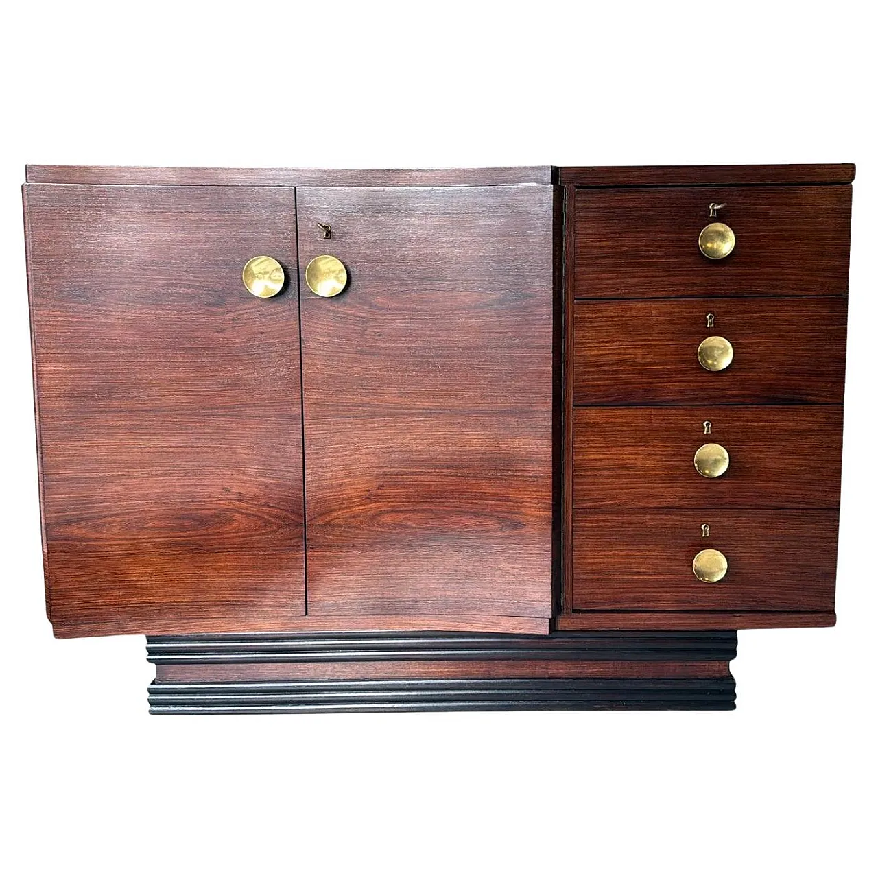 Art Deco Sapele wood sideboard, 20th century 1