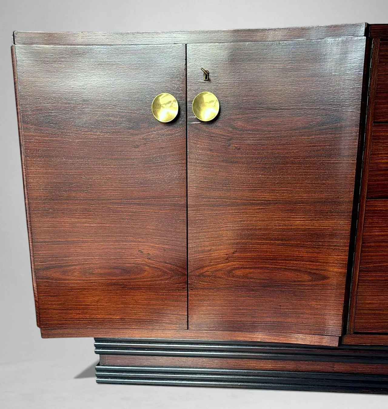 Art Deco Sapele wood sideboard, 20th century 5