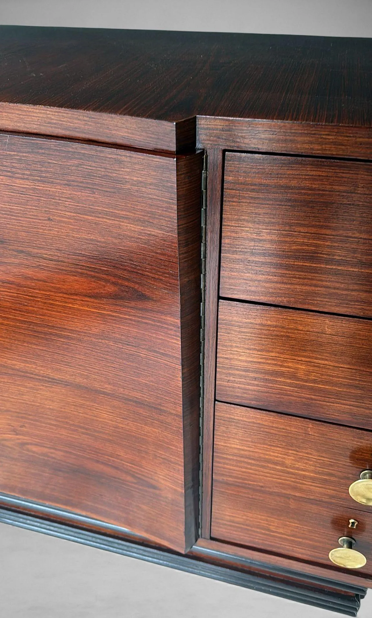 Art Deco Sapele wood sideboard, 20th century 9