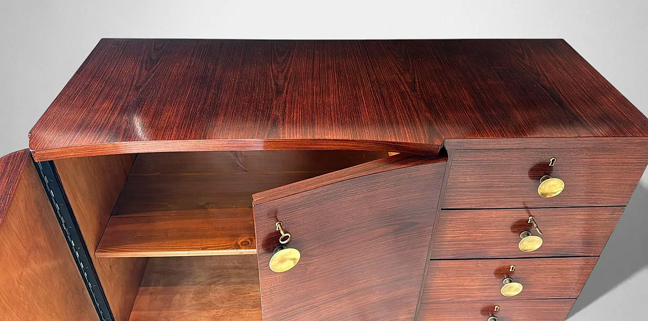 Art Deco Sapele wood sideboard, 20th century 10