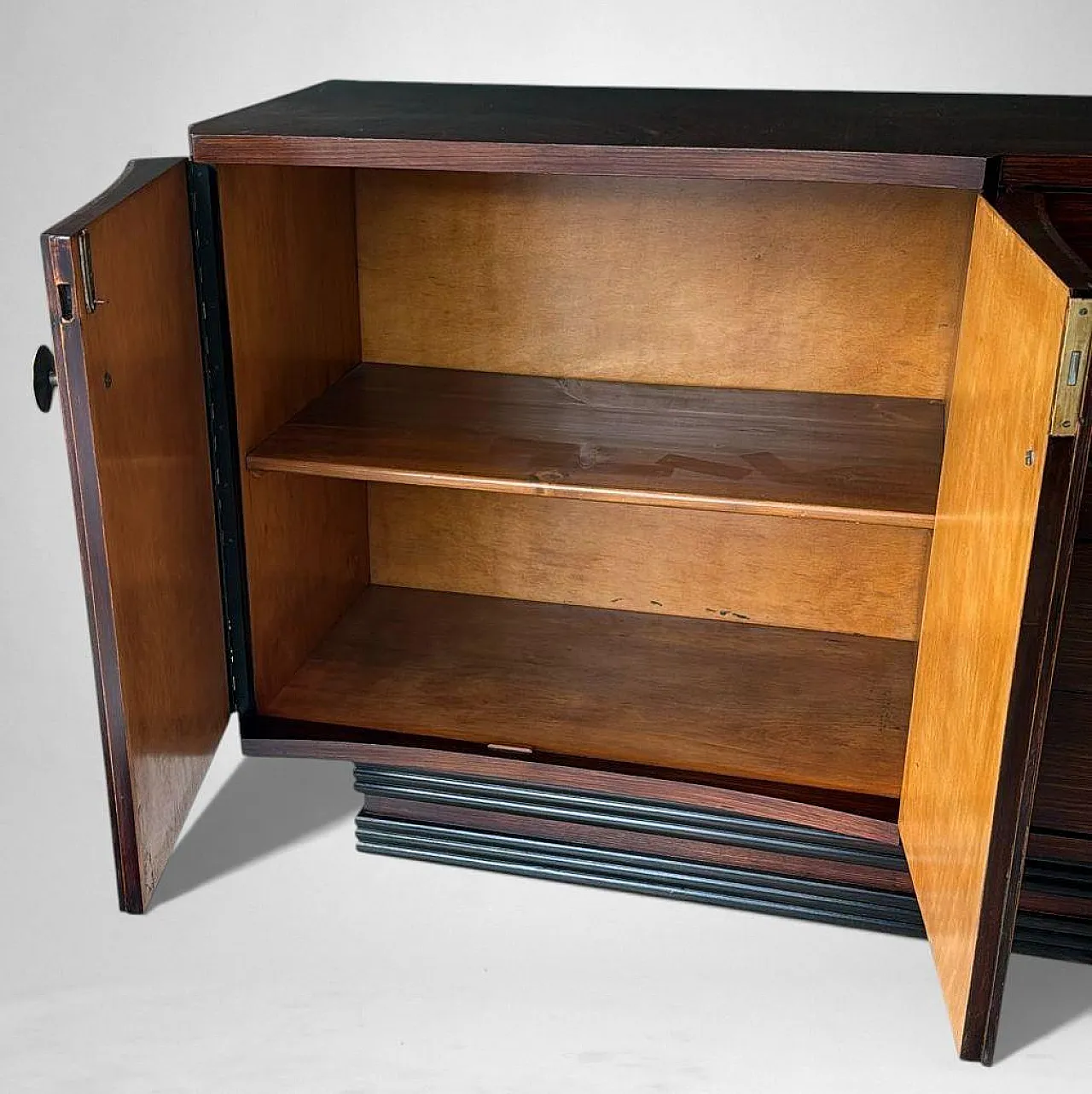 Art Deco Sapele wood sideboard, 20th century 11