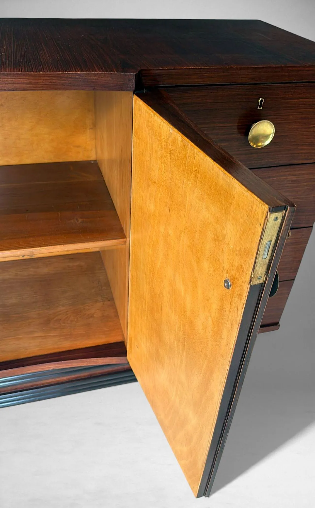 Art Deco Sapele wood sideboard, 20th century 12