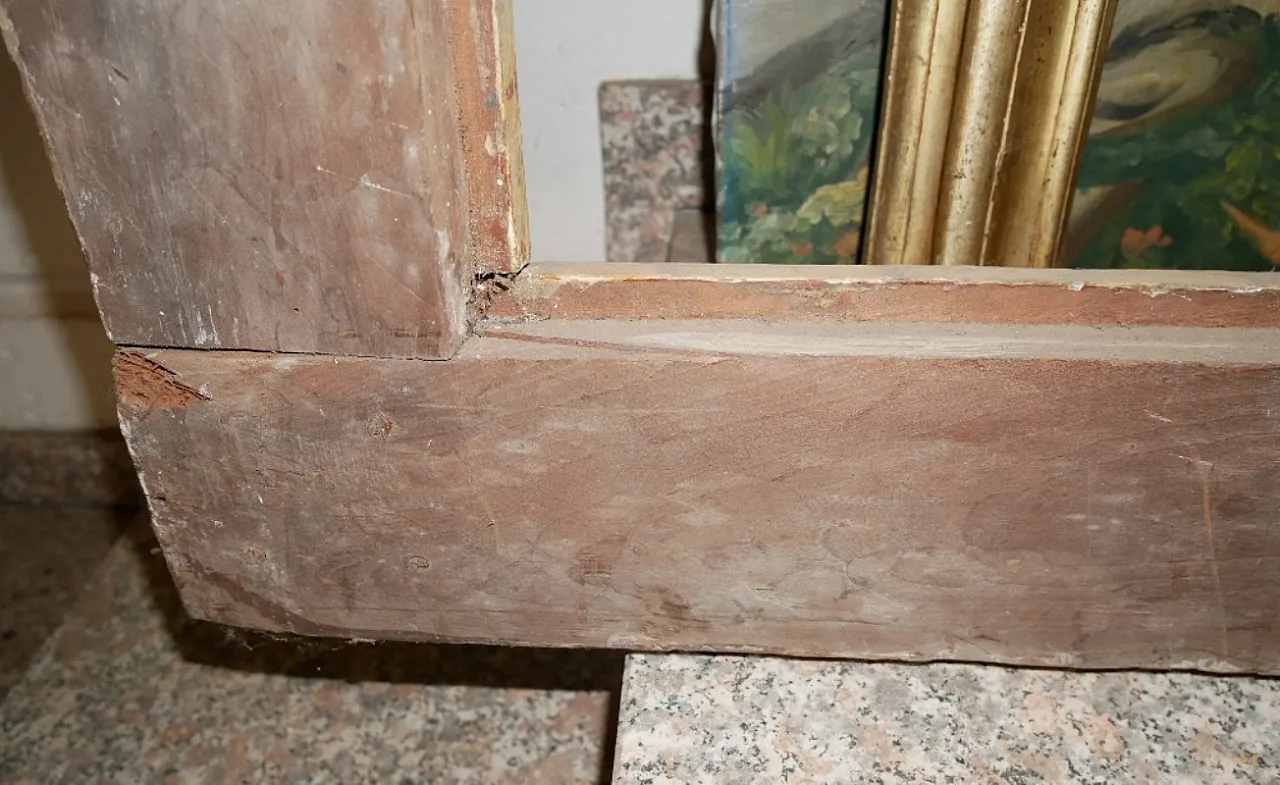 Cornice antica marmorizzata, '600 9