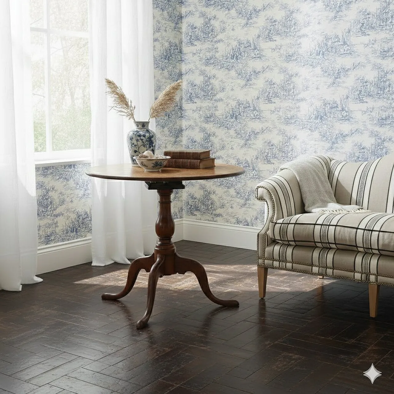 Consolle in rovere, metà '800 2