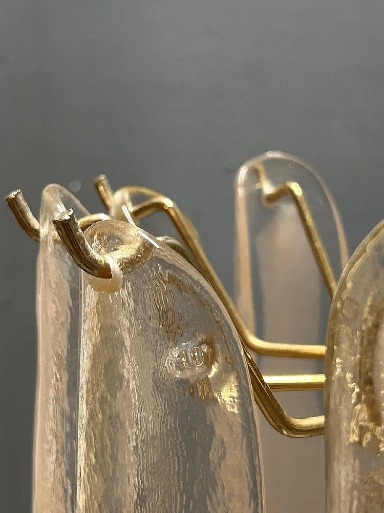 Chandelier with Murano glass petals by La Murrina, Italy, 1980s 6