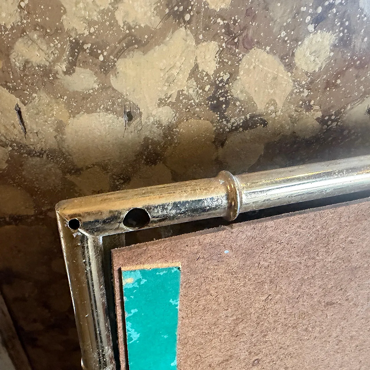 Specchio in ottone a forma di bambù Hollywood Regency, anni '70 5