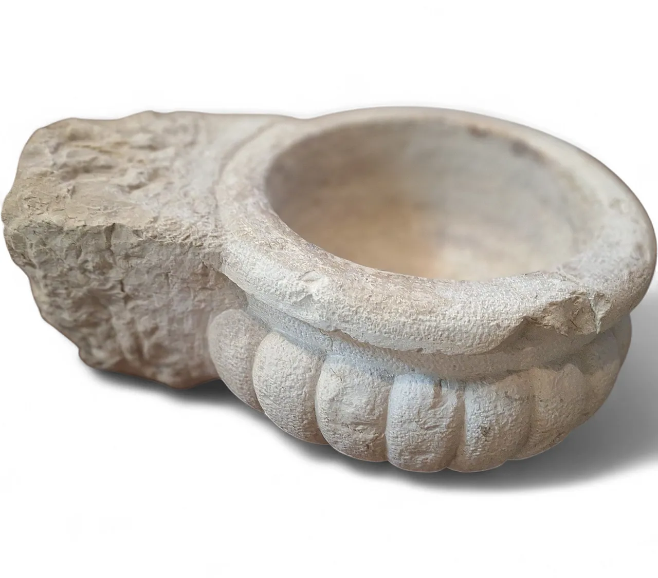 Marble wall stoup, 18th century 19