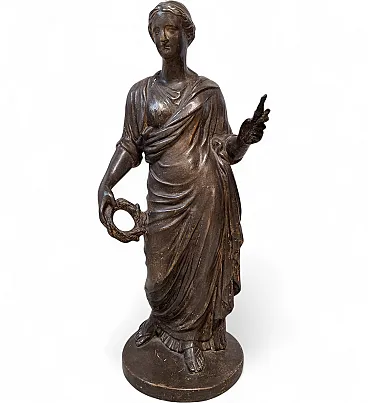 Statue depicting a dressed female figure, 20th century