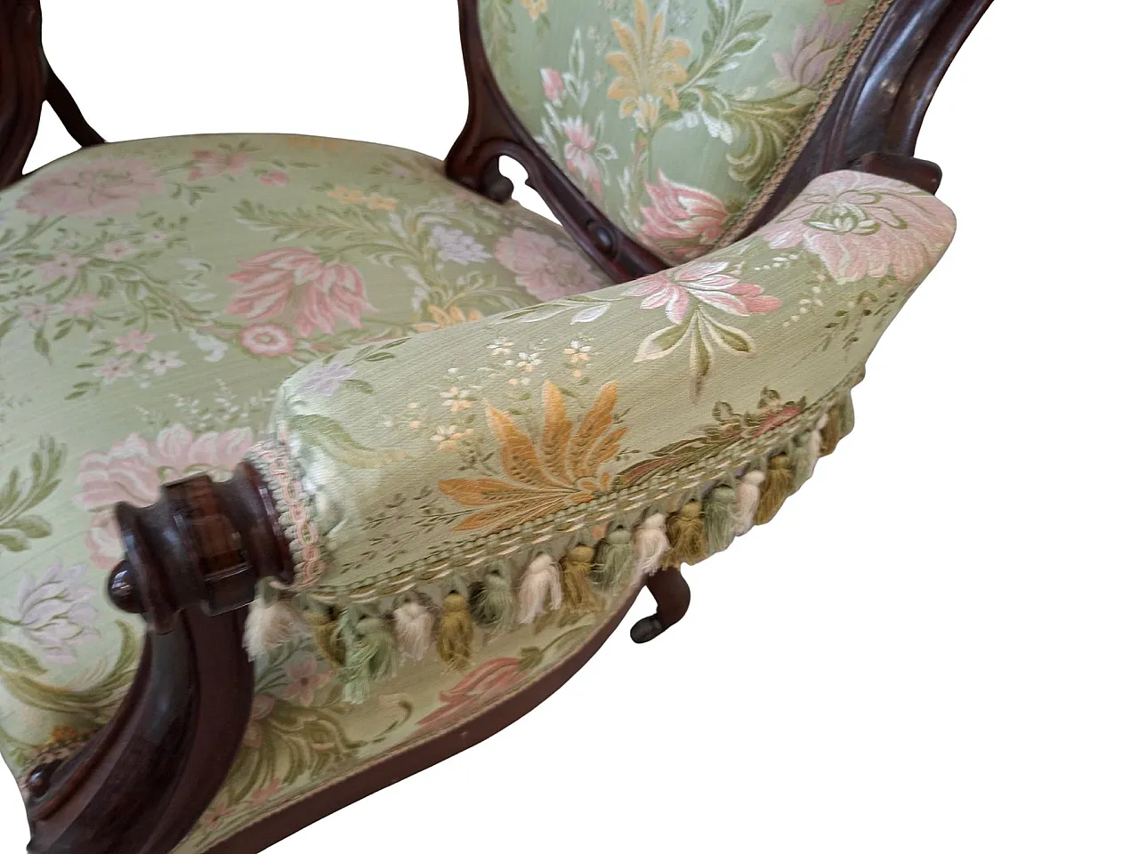 Pair of armchairs Balloon Back, 19th century 4