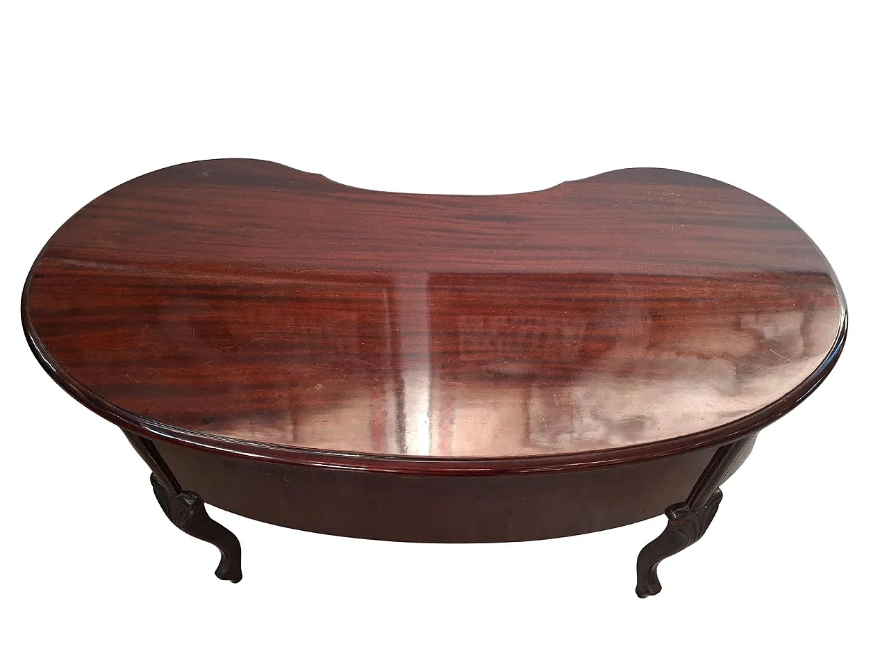 Bean desk with cockpit armchair, 20th century 12