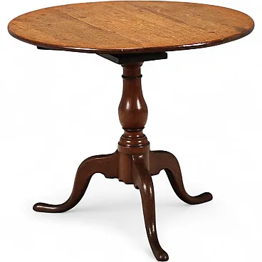 Consolle in rovere, metà '800