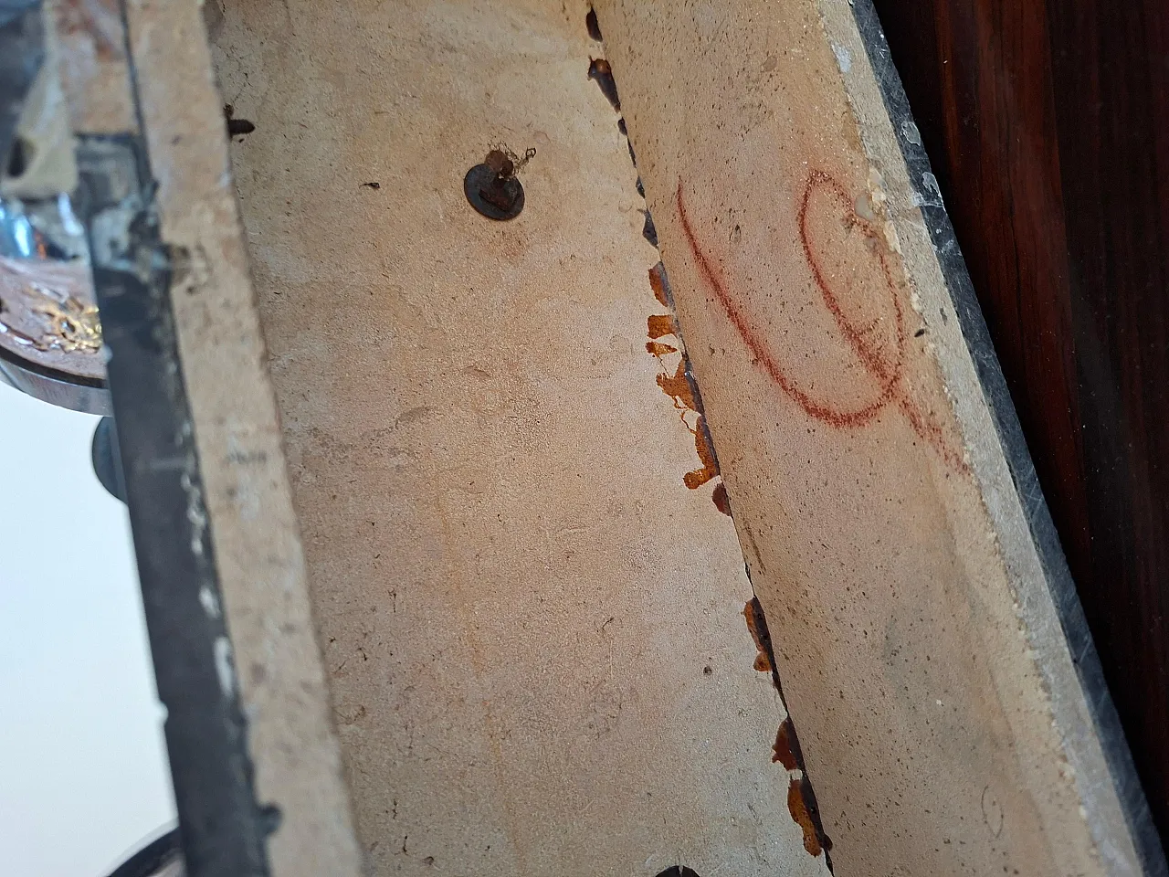 Napoleon table clock in black and red marble, late 19th century 14