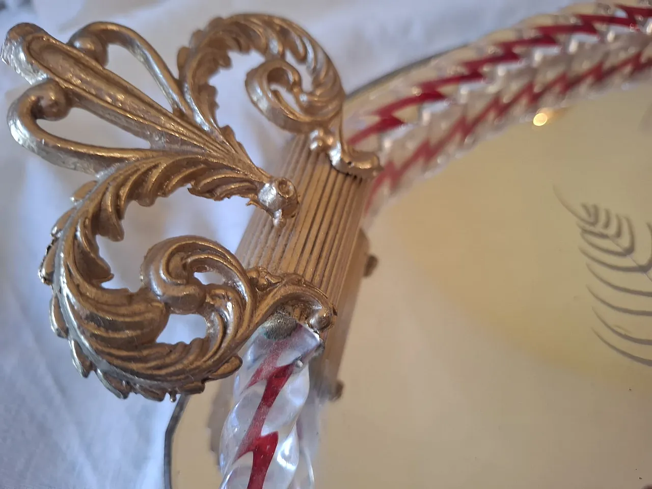 Murano crystal tray, 60s 2