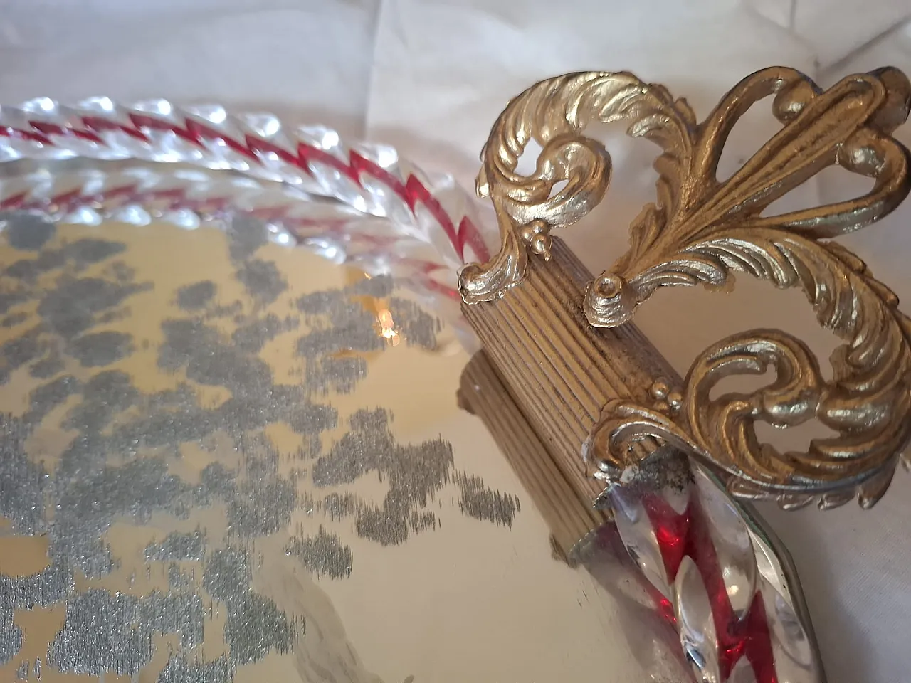 Murano crystal tray, 60s 3