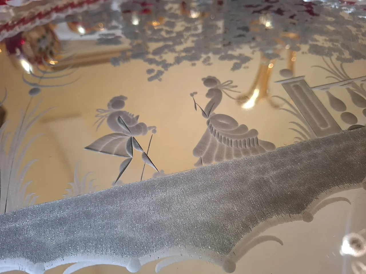 Murano crystal tray, 60s 4