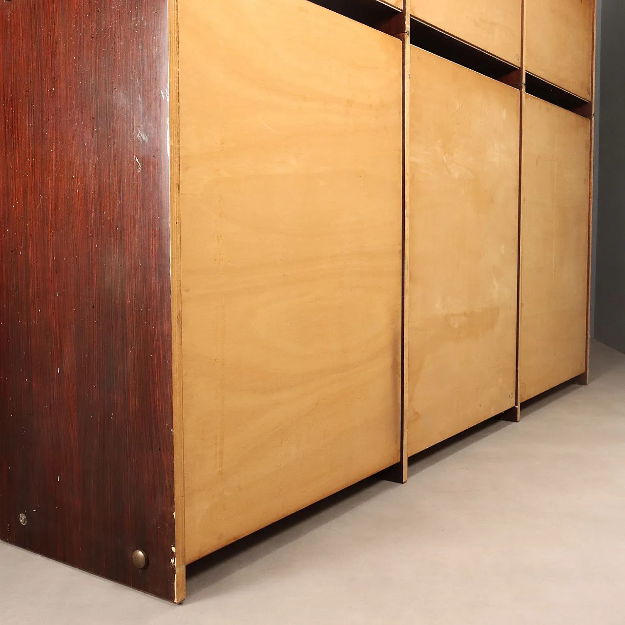 6-door wardrobe plus 6 wooden doors, 20th century 14