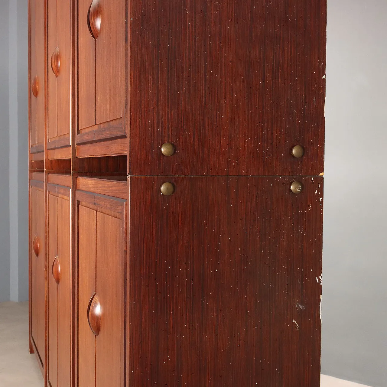 6-door wardrobe plus 6 wooden doors, 20th century 15