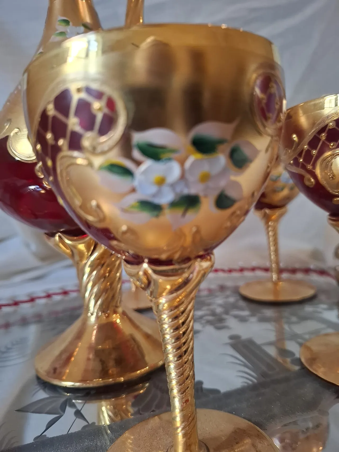 Murano liqueur set, 60s 4