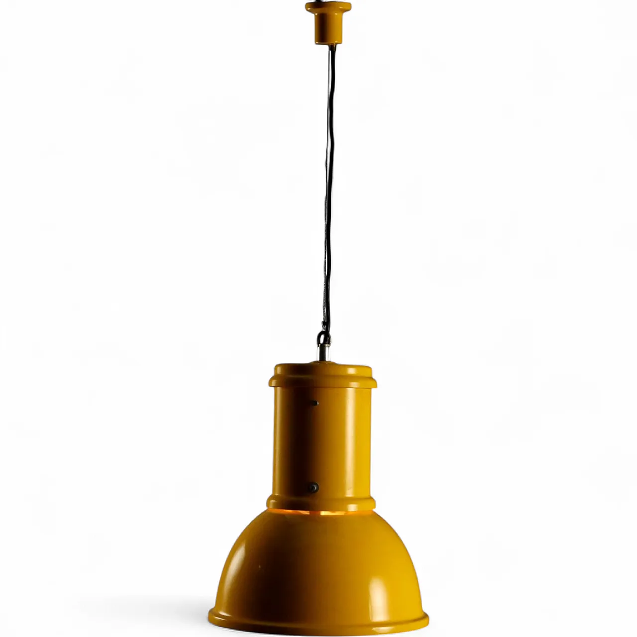 Lampada da soffitto in stile industriale in metallo laccato, '900 8