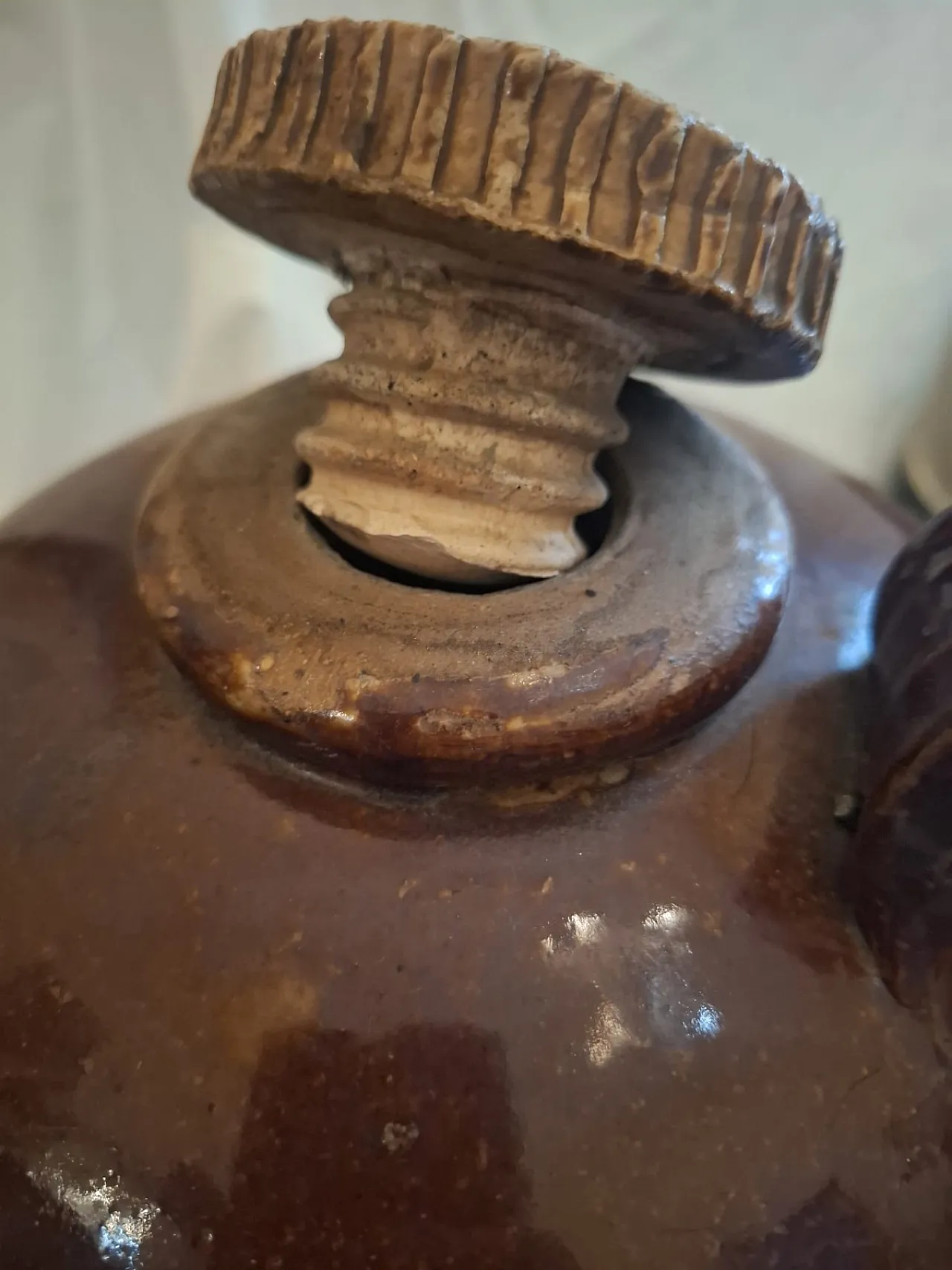 Pair of stoneware jugs, 30s 2