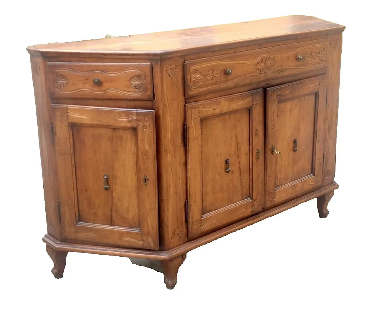 Fitted sideboard in solid cherrywood, 18th century 3