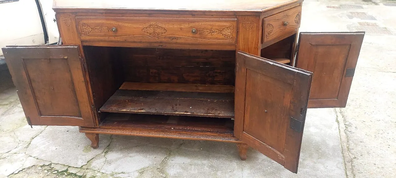 Fitted sideboard in solid cherrywood, 18th century 6