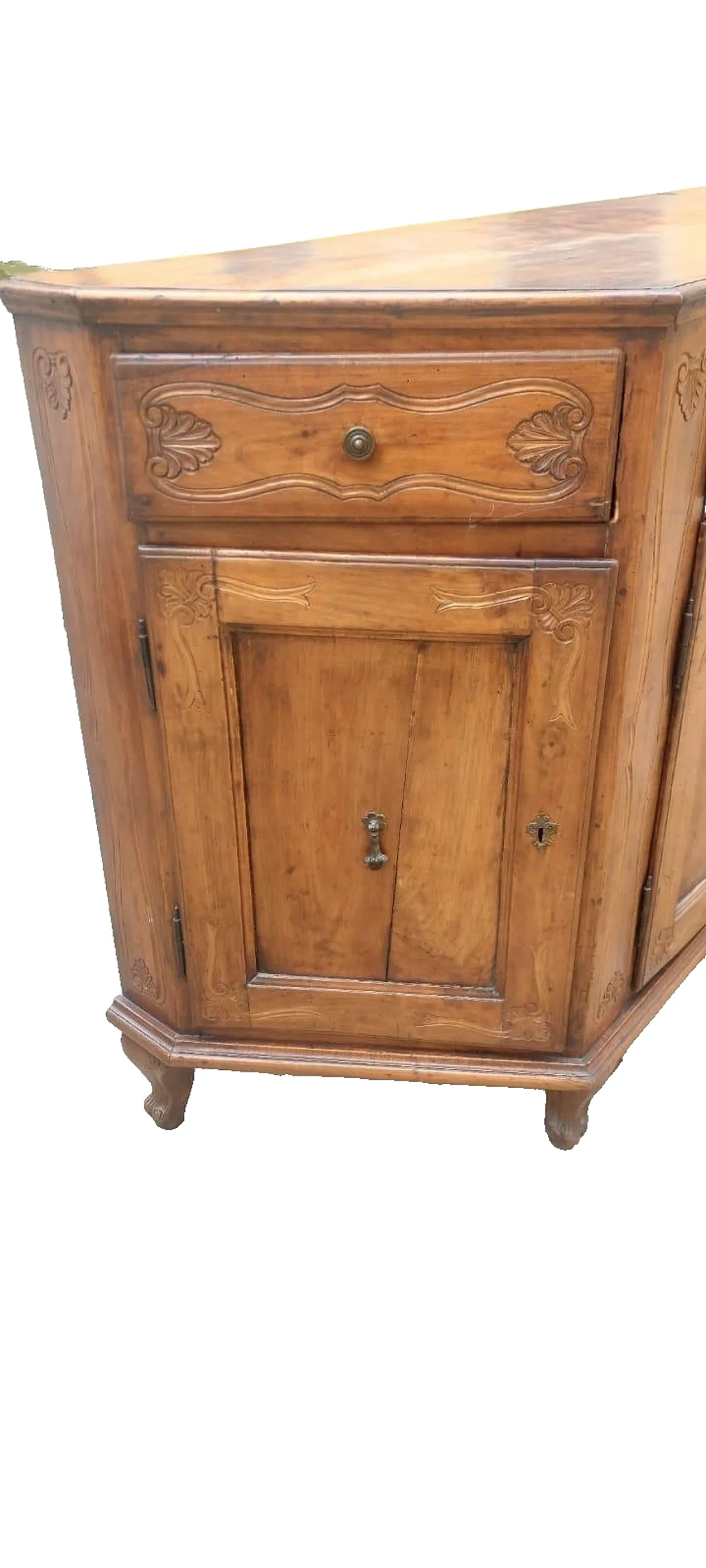 Fitted sideboard in solid cherrywood, 18th century 10