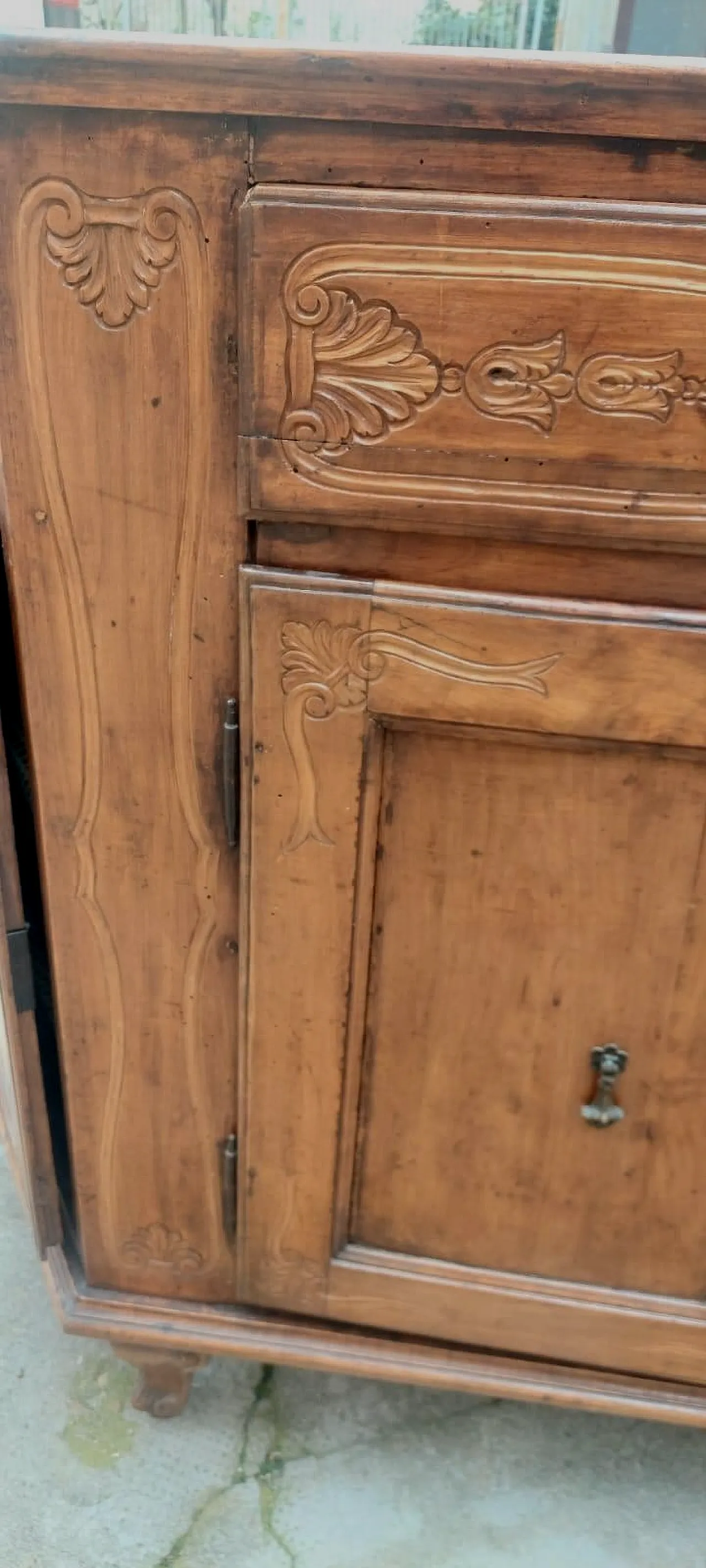 Fitted sideboard in solid cherrywood, 18th century 12