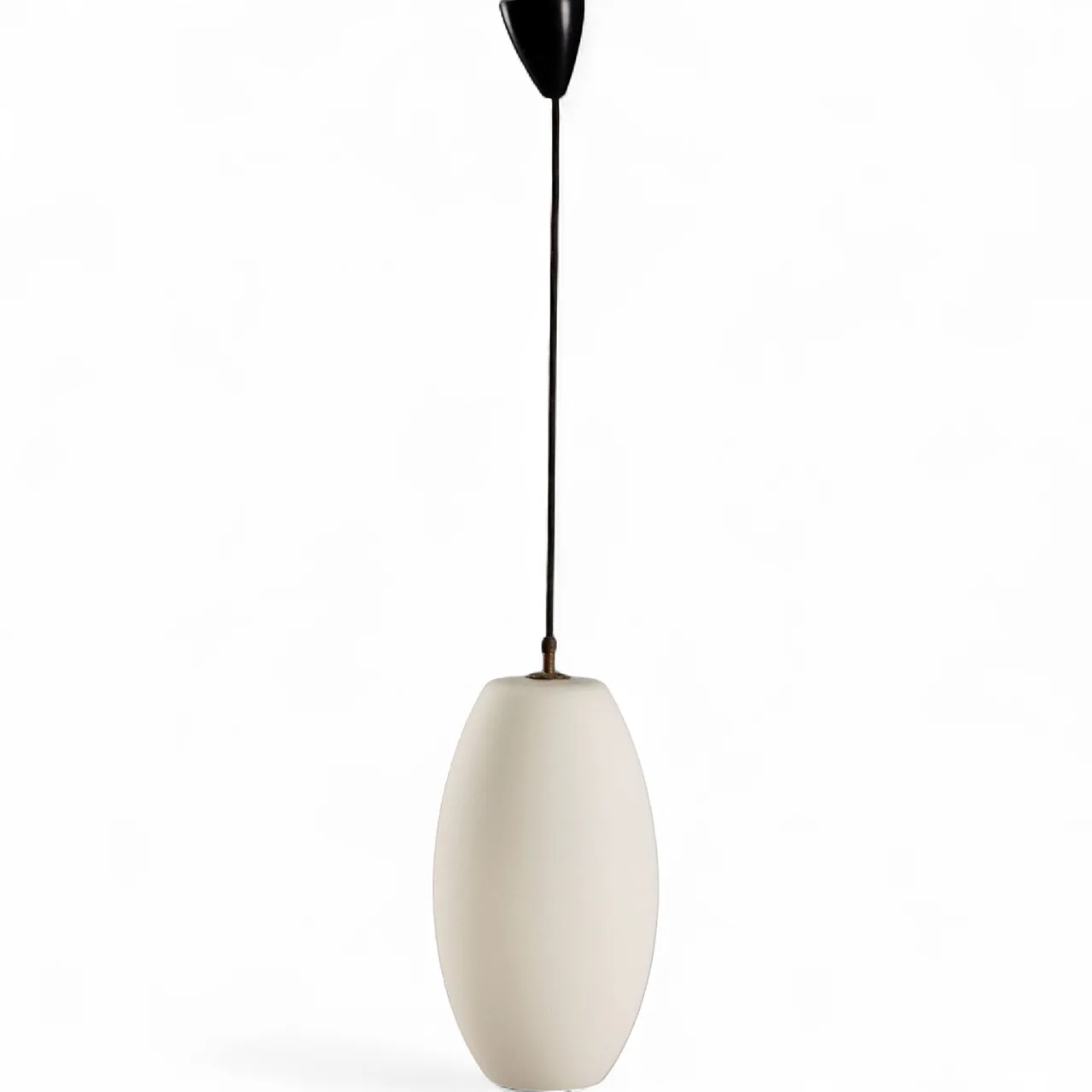 Plafoniera con diffusore in vetro opalino, '900 8