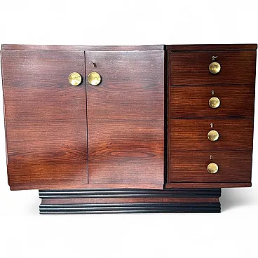 Art Deco Sapele wood sideboard, 20th century