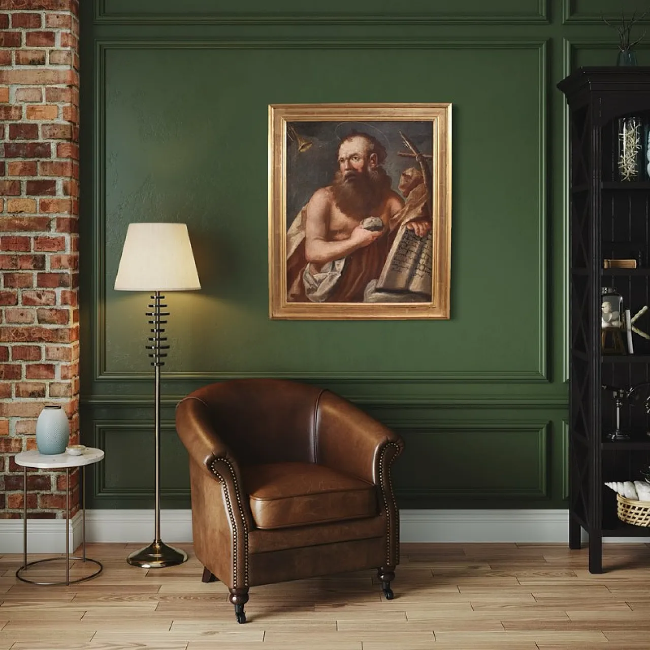 Dipinto religioso San Girolamo penitente, '600 6