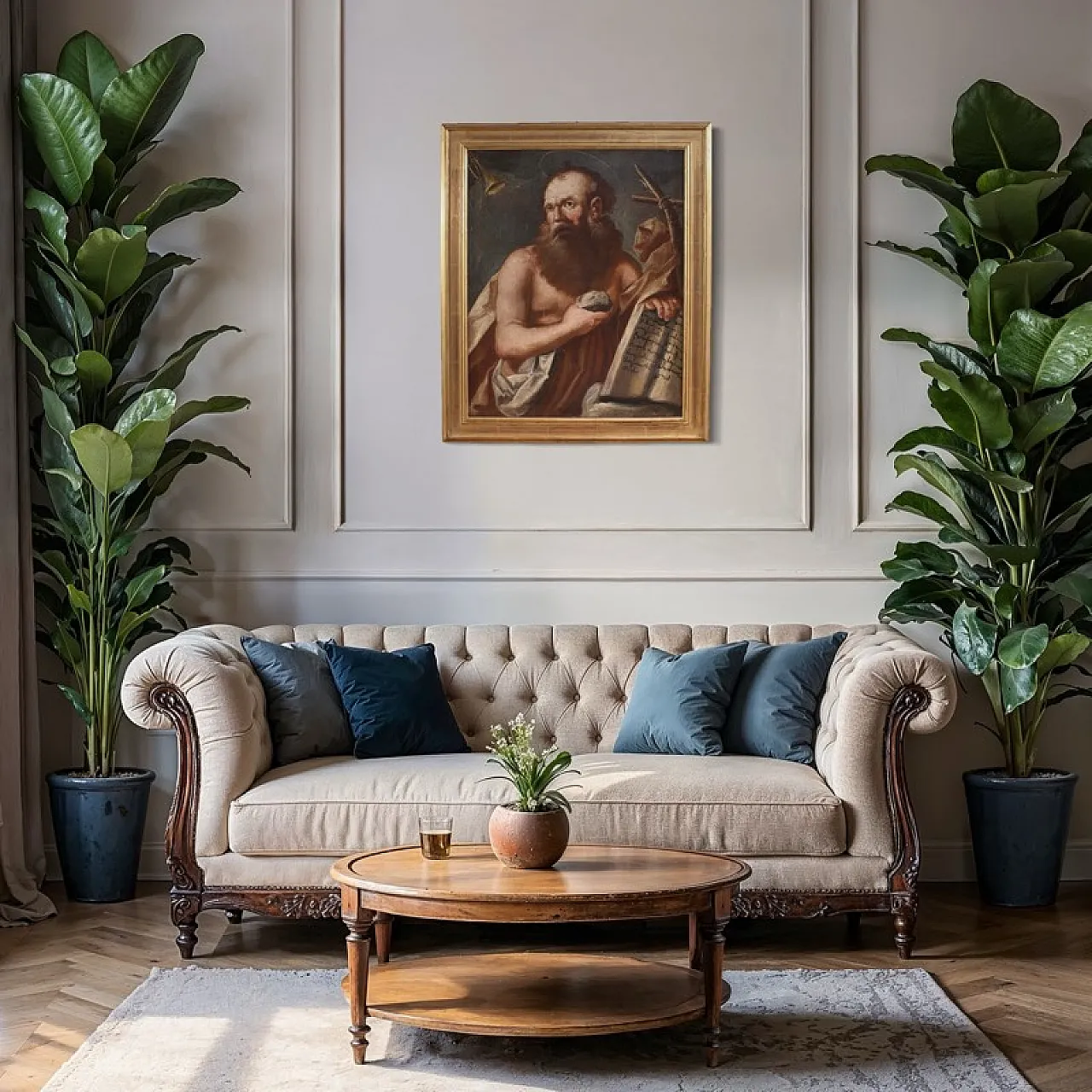 Dipinto religioso San Girolamo penitente, '600 9