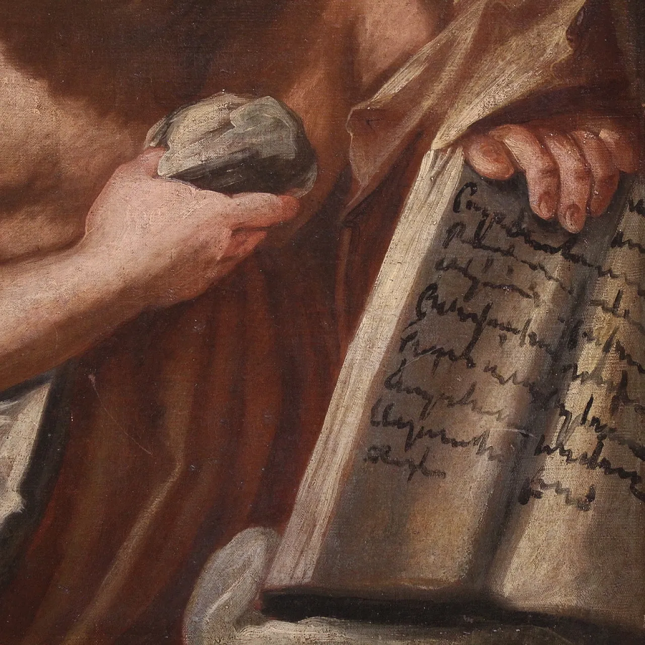 Dipinto religioso San Girolamo penitente, '600 12