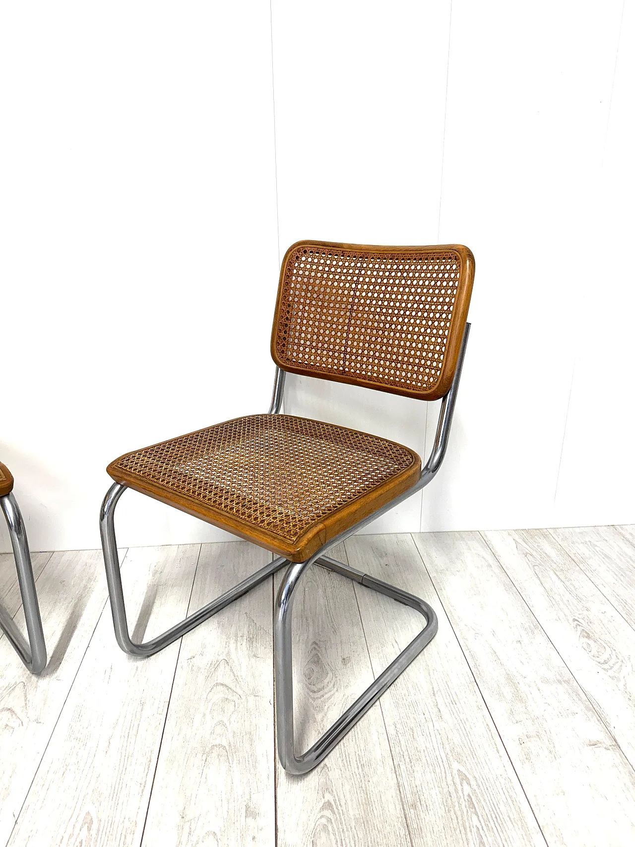 Marcel Breuer, Quattro sedie mod. B32 "Cesca", cod. Thonet, anni '70 12