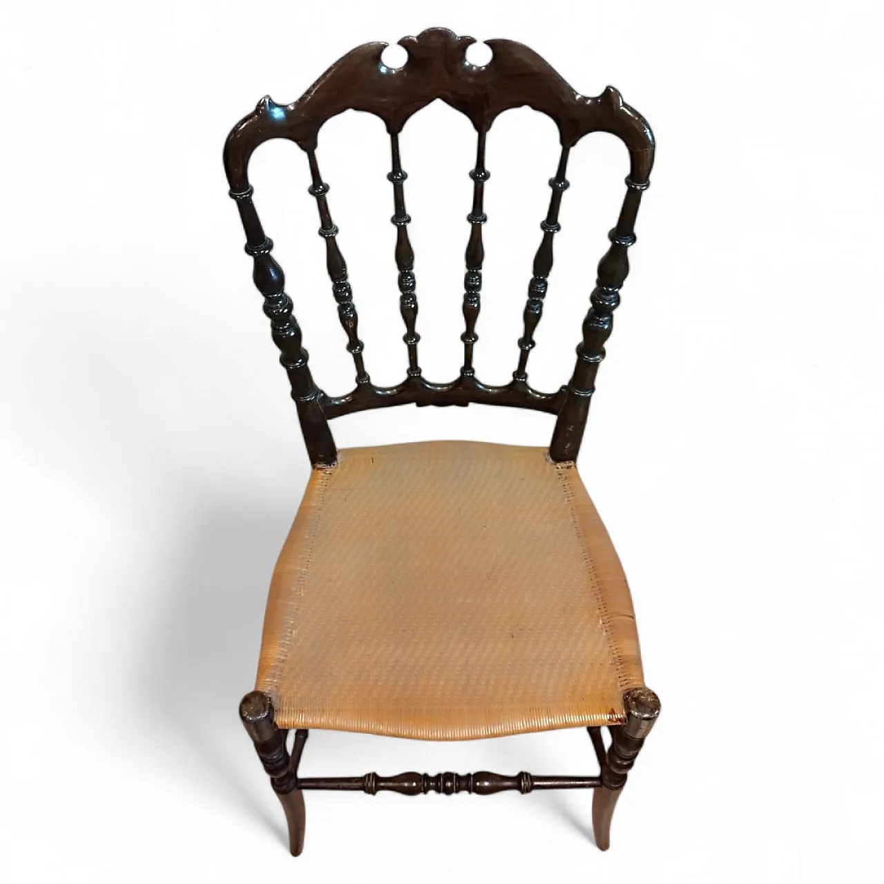 6 sedie Chiavarine in legno di ciliegio, anni '20 20