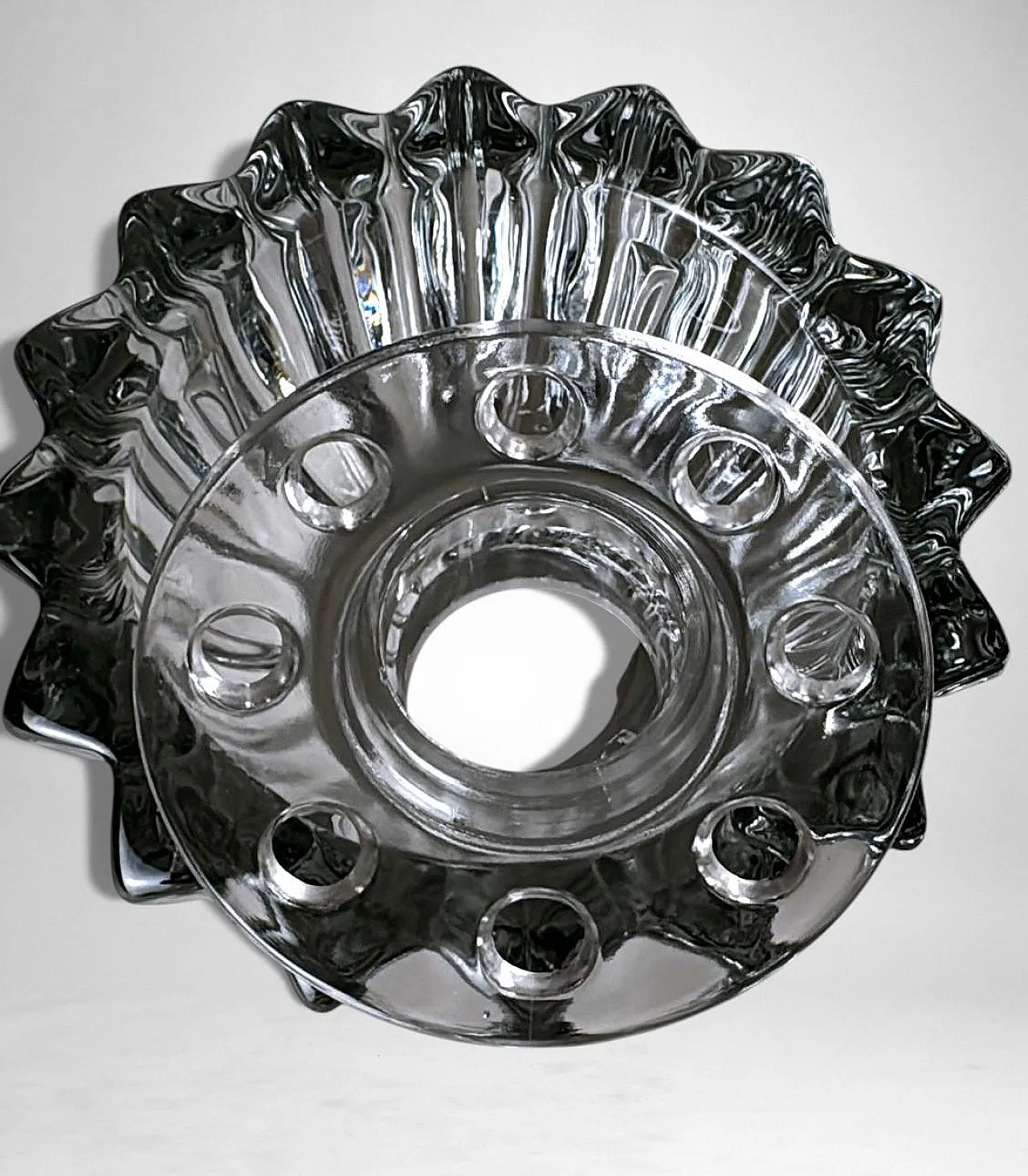 Art Deco Pierre D’Avesn glass bowl, 1930s 5