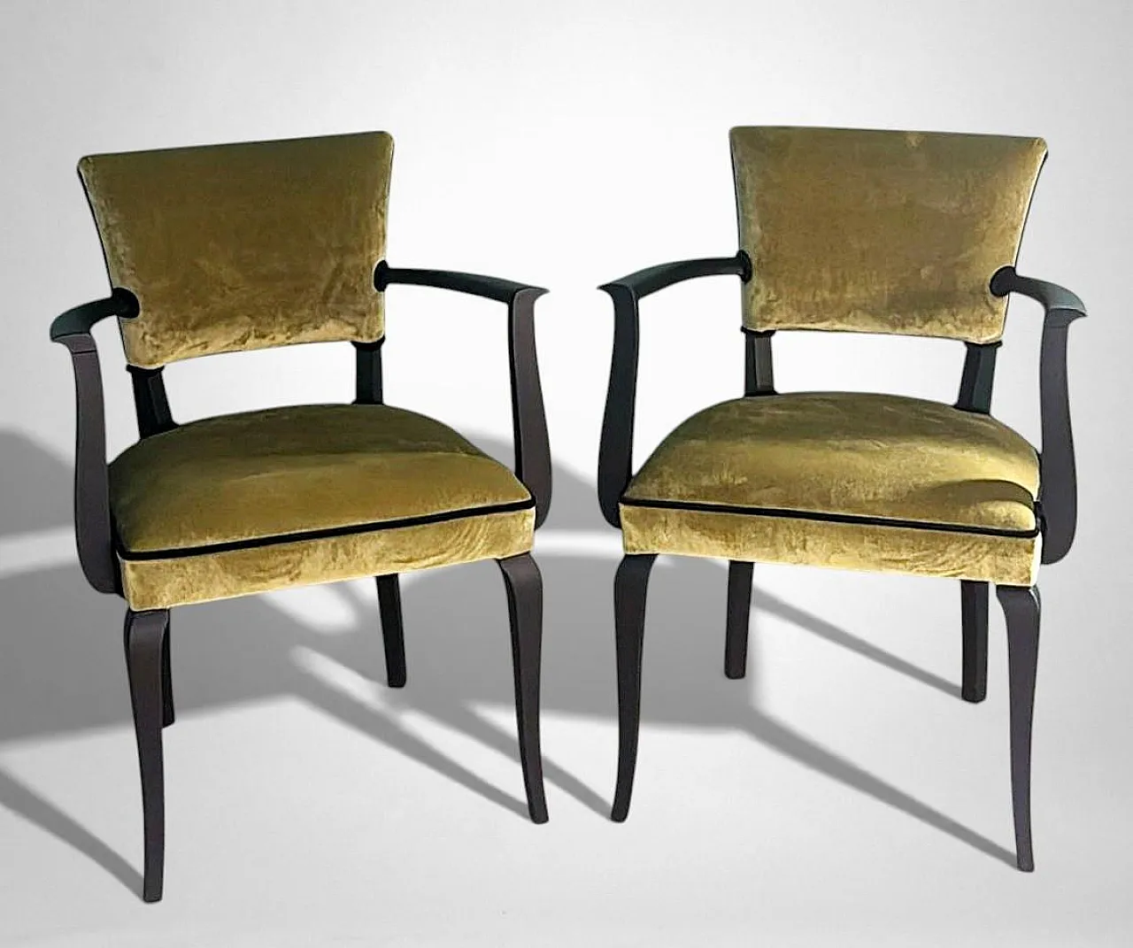 Art Decò pair of Bridge chairs, 1950s 2