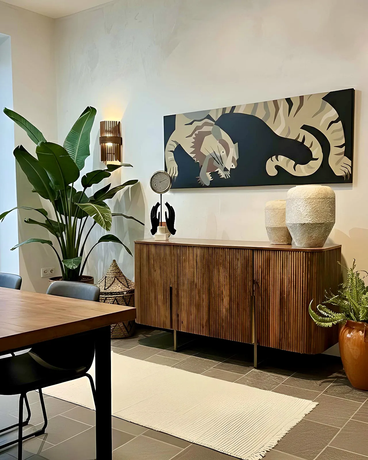 Painting The Night Tiger Exotic Neo-Futurism style, 2000s 5