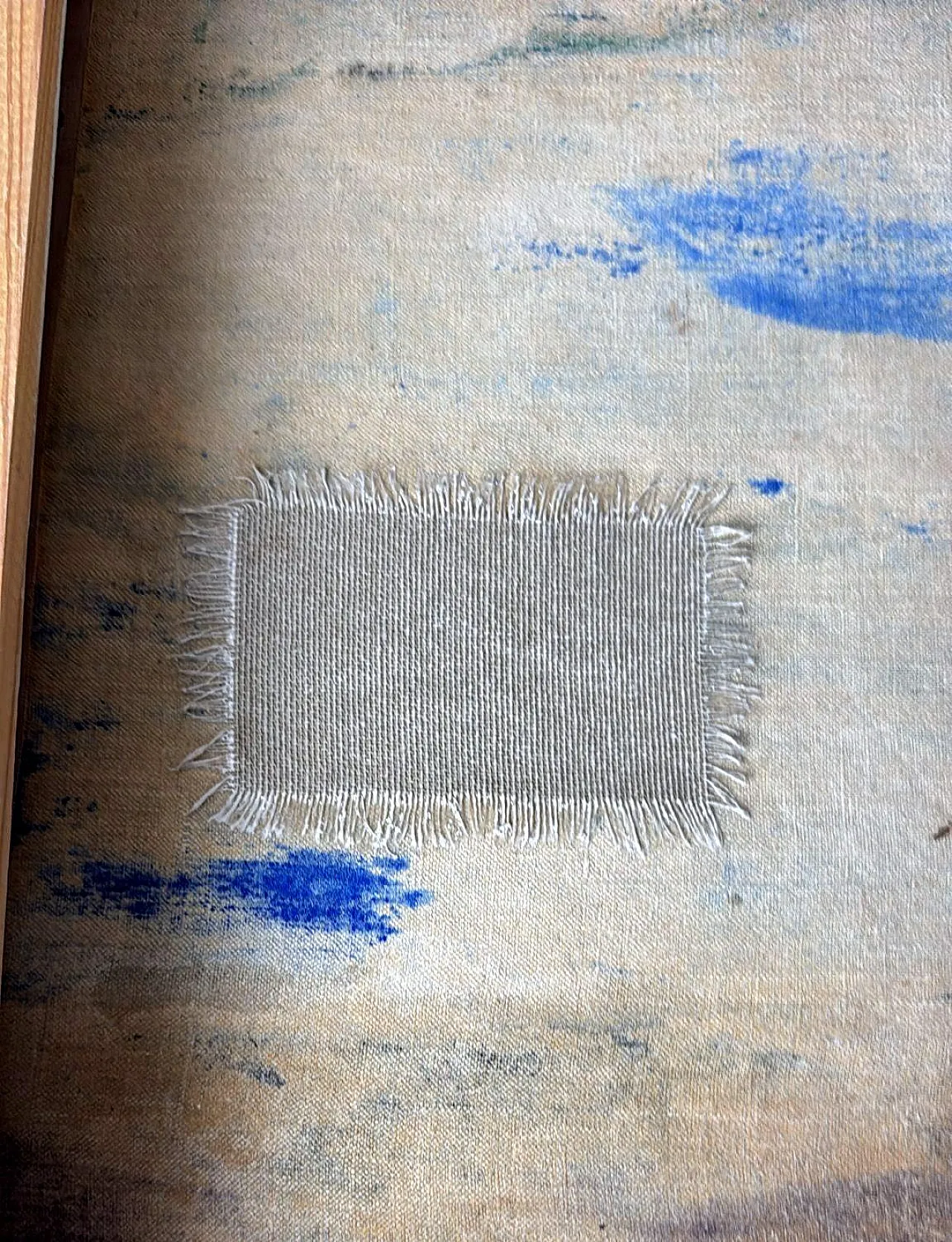 Abstract lyrical oil painting on canvas, mid-20th century 16