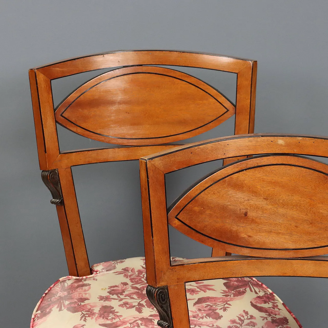 4 Sedie in mogano in stile Regency, inizio '900 3