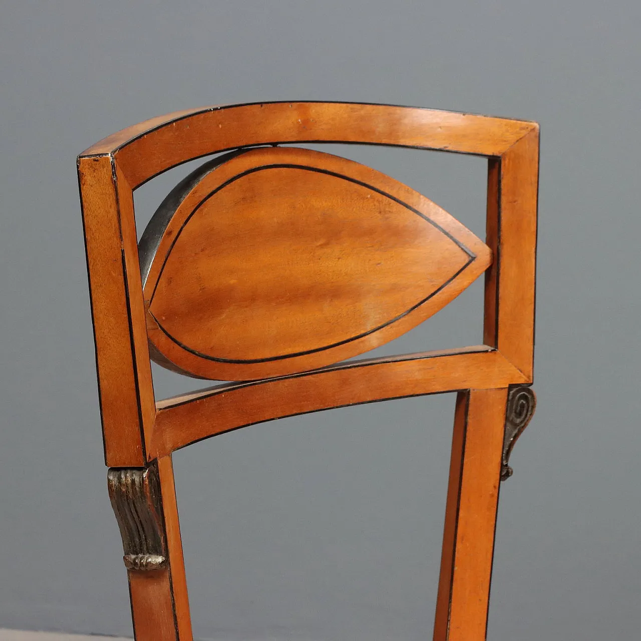 4 Sedie in mogano in stile Regency, inizio '900 4