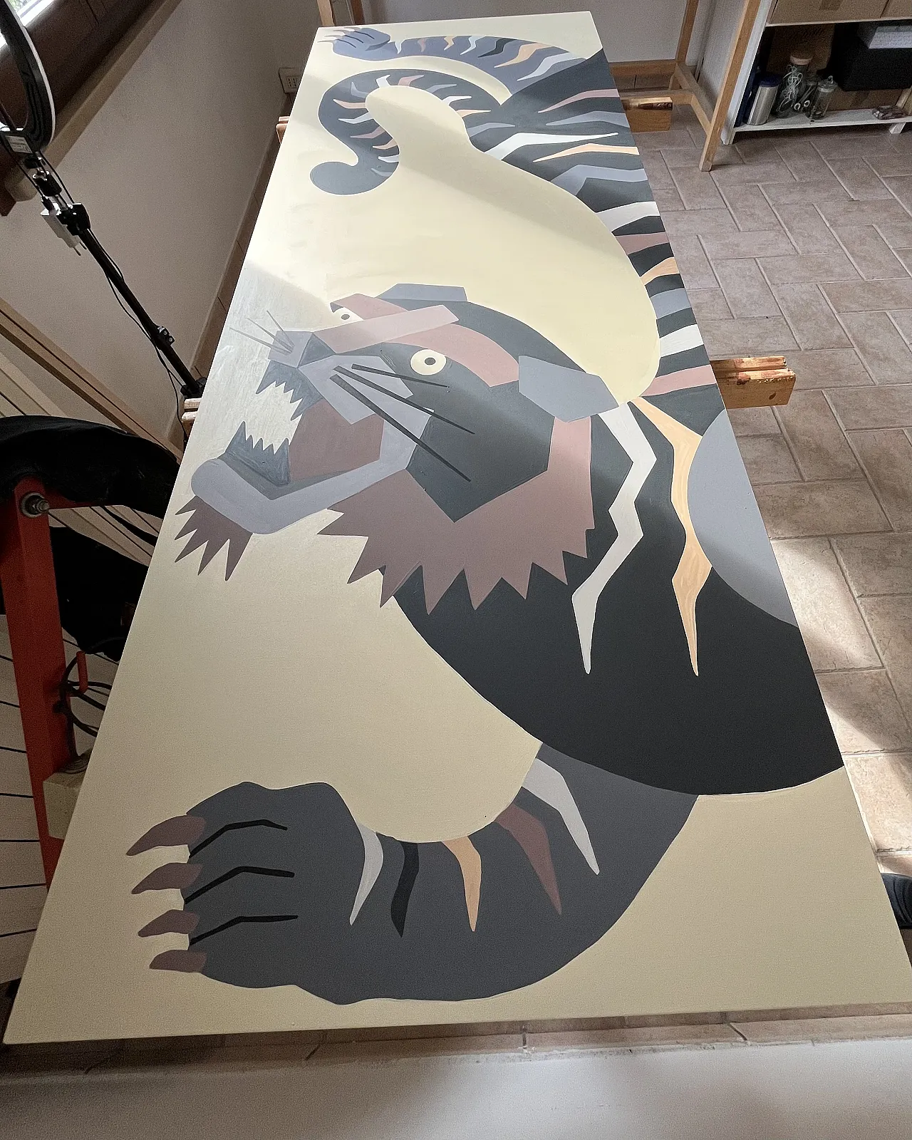 Painting The Light Tiger Exotic Style Neo-Futurism, 2000s 2