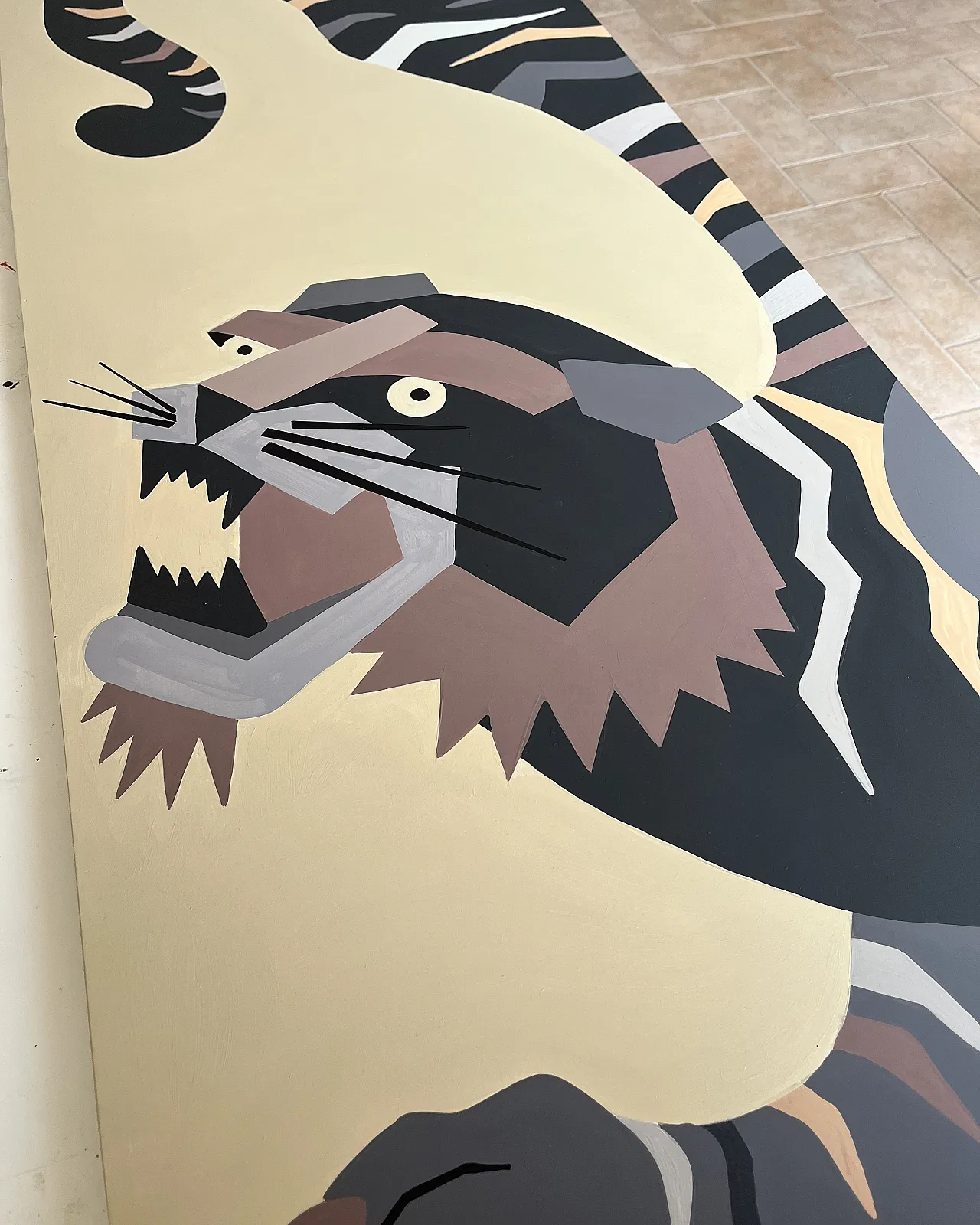 Painting The Light Tiger Exotic Style Neo-Futurism, 2000s 3