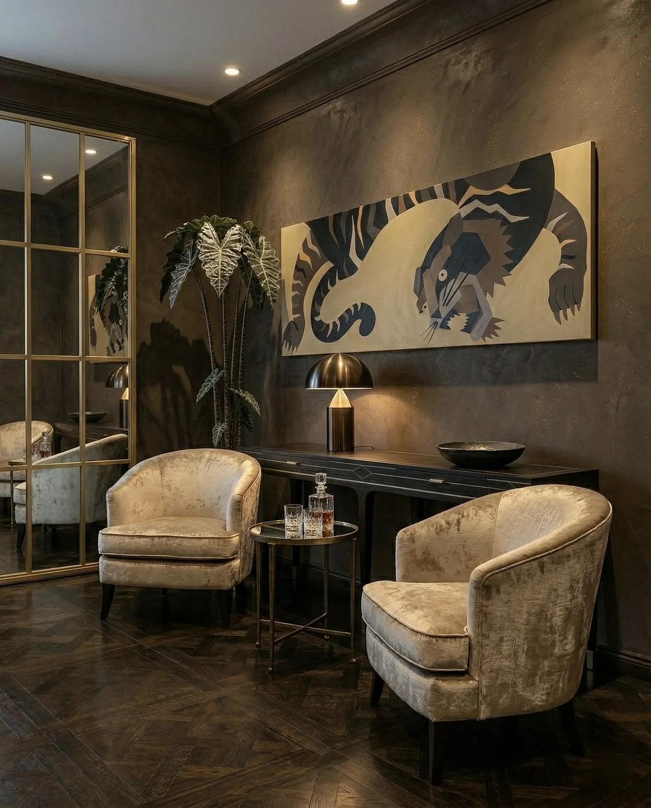 Painting The Light Tiger Exotic Style Neo-Futurism, 2000s 5